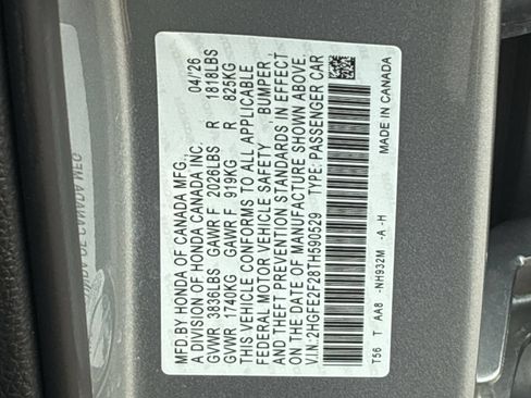 Certified 2026 Honda Civic LX image 37