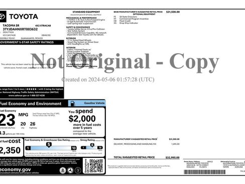 Used 2024 Toyota Tacoma SR image 4