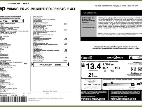 Used 2018 Jeep Wrangler Unlimited Sport image 9