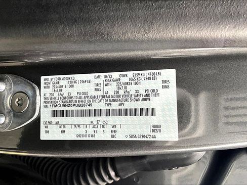 Used 2023 Ford Escape ST-Line Select AWD/4WD image 16