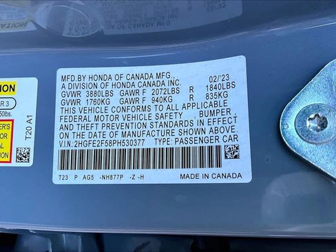 Used 2023 Honda Civic Sport image 33