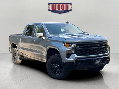 New 2026 Chevrolet Silverado 1500 Custom Trail Boss w/ Dark Appearance Package AWD/4WD image 1