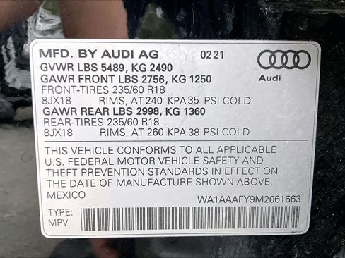 Used 2021 Audi Q5 Premium w/ Convenience Package image 33