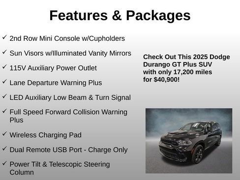 Used 2025 Dodge Durango GT AWD/4WD image 17