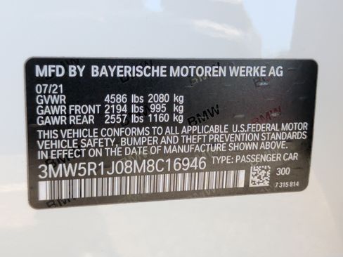 Used 2021 BMW 330i Sedan w/ Convenience Package RWD image 38
