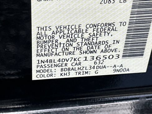 Used 2019 Nissan Altima 2.5 SV FWD image 33