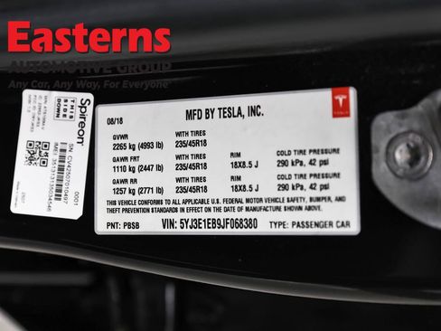 Used 2018 Tesla Model 3 Long Range image 32