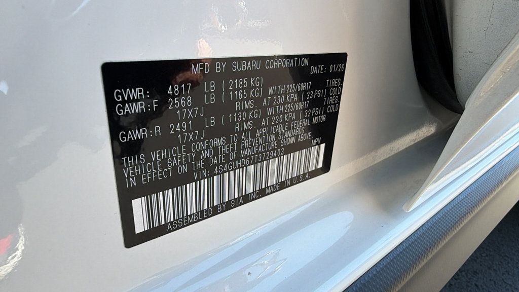 Certified 2026 Subaru Crosstrek 2.5i Premium AWD/4WD image 30