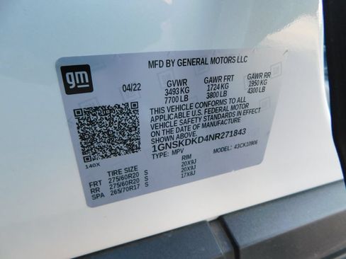 Used 2022 Chevrolet Suburban Z71 AWD/4WD image 9