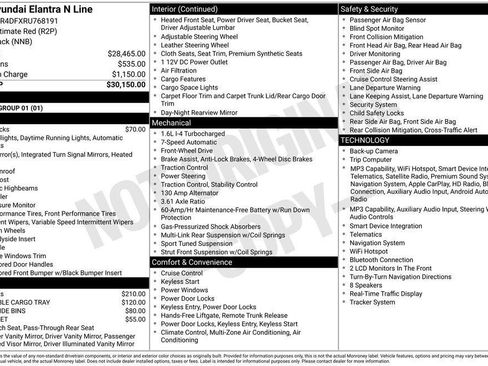 Used 2024 Hyundai Elantra N Line FWD image 26