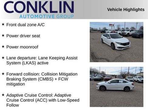 Used 2020 Honda Civic EX-L image 2