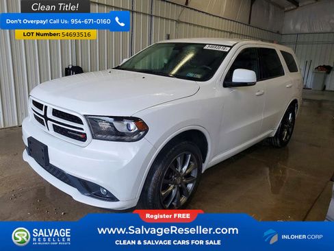 Used 2017 Dodge Durango GT w/ Nav & Power Liftgate Group AWD/4WD image 1
