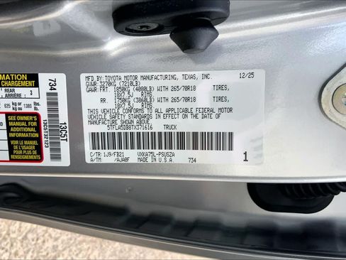 Used 2026 Toyota Tundra SR5 AWD/4WD image 34