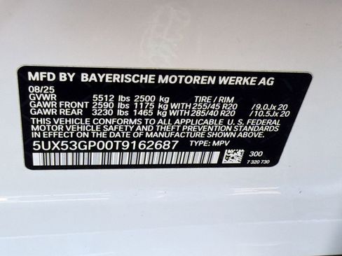 Certified 2026 BMW X3 xDrive30i w/ M Sport Package AWD/4WD image 19