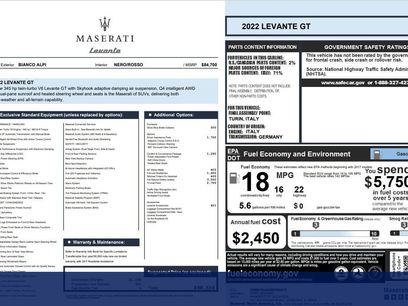 Used 2022 Maserati Levante GT