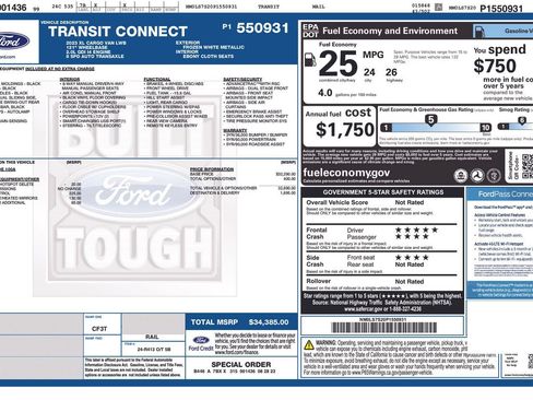 Used 2023 Ford Transit Connect XL FWD image 5