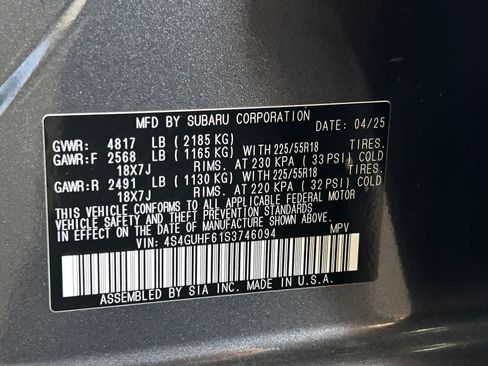 Certified 2025 Subaru Crosstrek 2.5i Sport AWD/4WD image 22