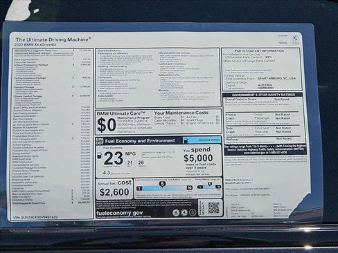 Used 2027 BMW X6 xDrive40i w/ Climate Comfort Package AWD/4WD image 18