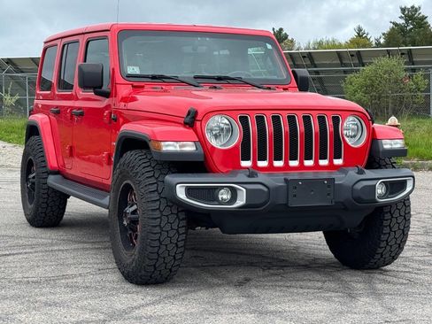 Used 2020 Jeep Wrangler Unlimited Sahara w/ Uconnect 4C Nav & Sound Group AWD/4WD image 7