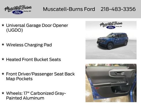 Used 2024 Ford Bronco Sport Big Bend w/ Convenience Package image 14