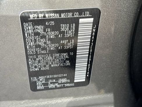 Used 2025 Nissan Armada Platinum AWD/4WD image 27
