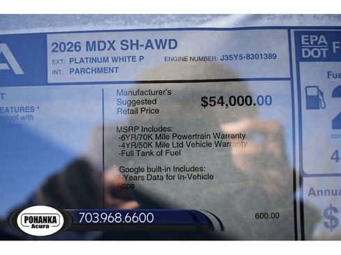 New 2026 Acura MDX SH AWD image 41