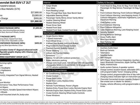 Used 2023 Chevrolet Bolt EUV LT w/ Convenience Package FWD image 5