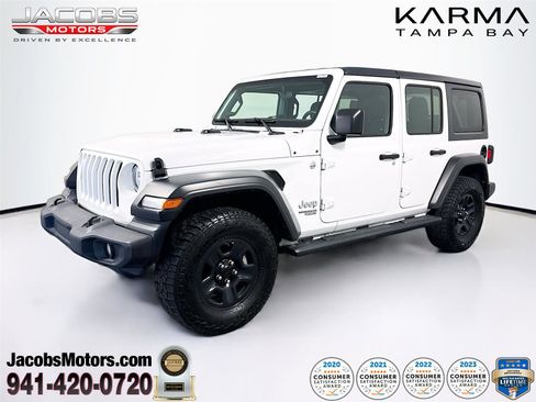 Used 2021 Jeep Wrangler Unlimited Sport image 1