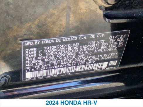 Used 2024 Honda HR-V EX-L image 26