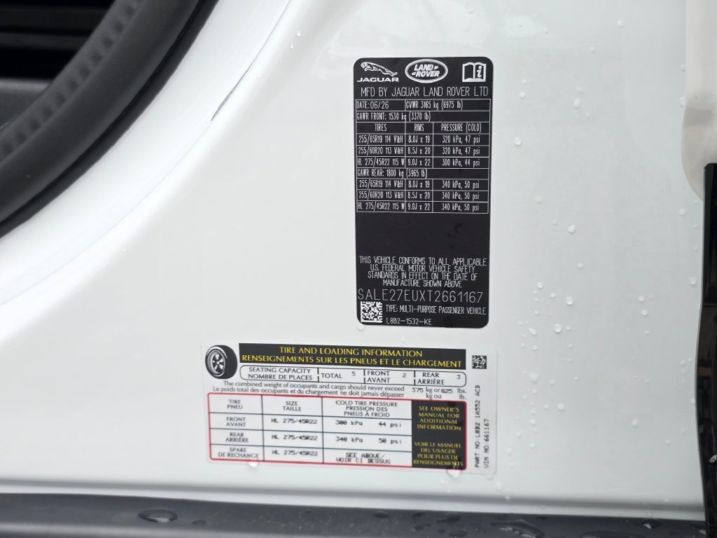 New 2026 Land Rover Defender 110 X-Dynamic SE AWD/4WD image 37