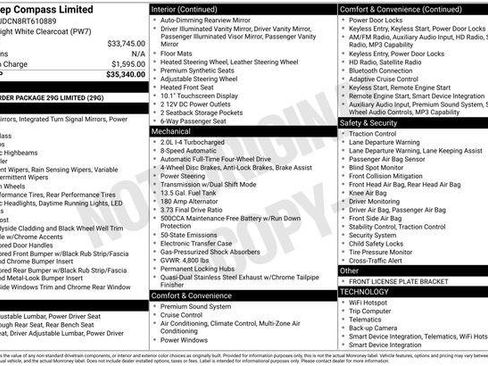 Certified 2024 Jeep Compass Limited AWD/4WD image 4