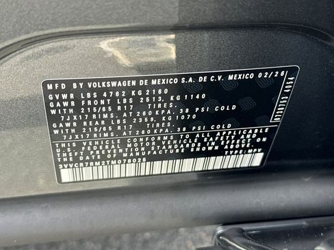 New 2026 Volkswagen Tiguan S FWD image 23