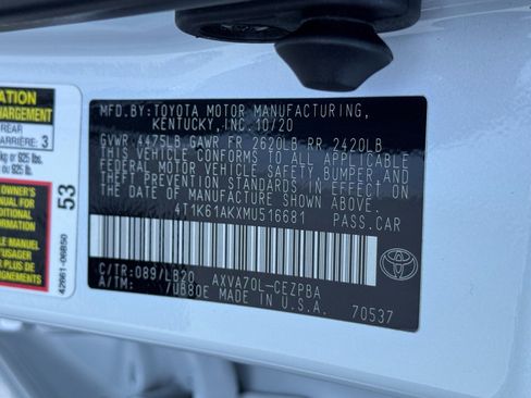 Used 2021 Toyota Camry XSE image 42