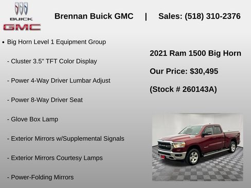 Used 2021 RAM 1500 Big Horn AWD/4WD image 12