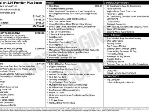Used 2015 Audi A4 2.0T Premium Plus w/ Technology Package image 2
