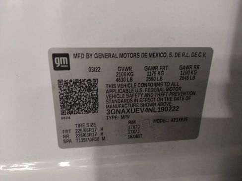 Used 2022 Chevrolet Equinox LT AWD/4WD image 33