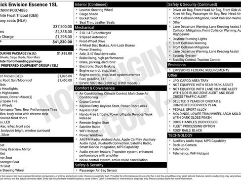 Used 2023 Buick Envision Essence w/ Sport Touring Package image 29