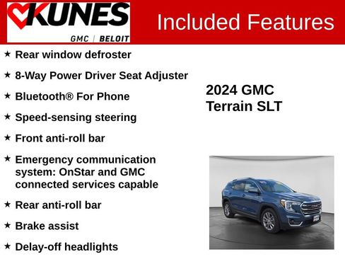 Used 2024 GMC Terrain SLT AWD/4WD image 3