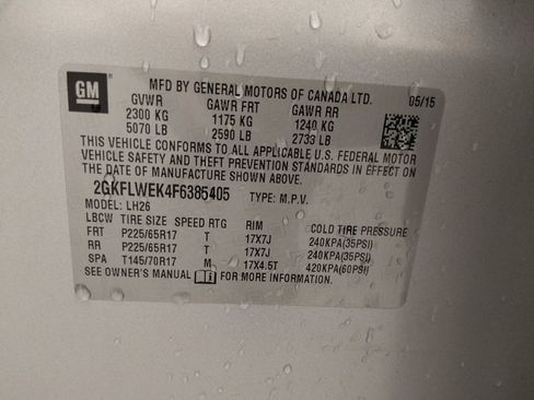 Used 2015 GMC Terrain SLE image 33