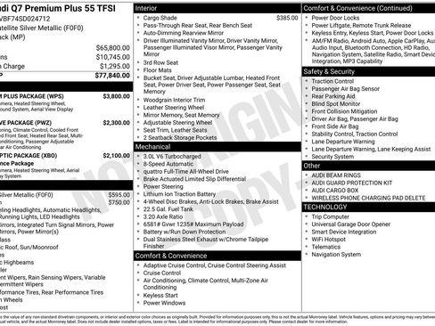 Used 2025 Audi Q7 3.0T Premium Plus w/ Premium Plus Package image 1