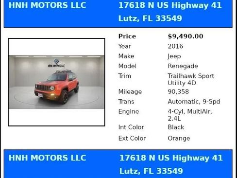 Used 2016 Jeep Renegade Trailhawk w/ Cold Weather Group image 14