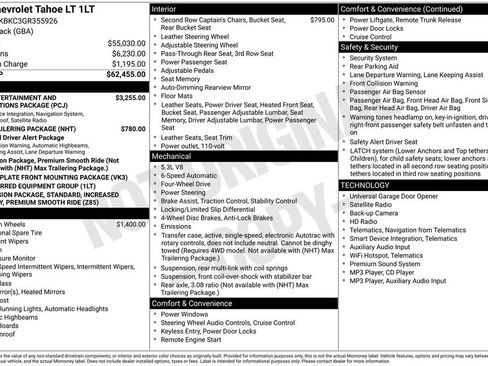 Used 2016 Chevrolet Tahoe LT AWD/4WD image 2