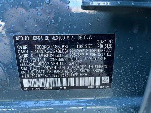 New 2026 Honda HR-V EX-L image 20