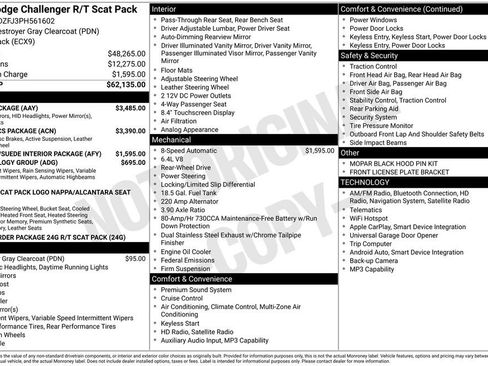 Used 2023 Dodge Challenger R/T Scat Pack w/ Plus Package RWD image 35