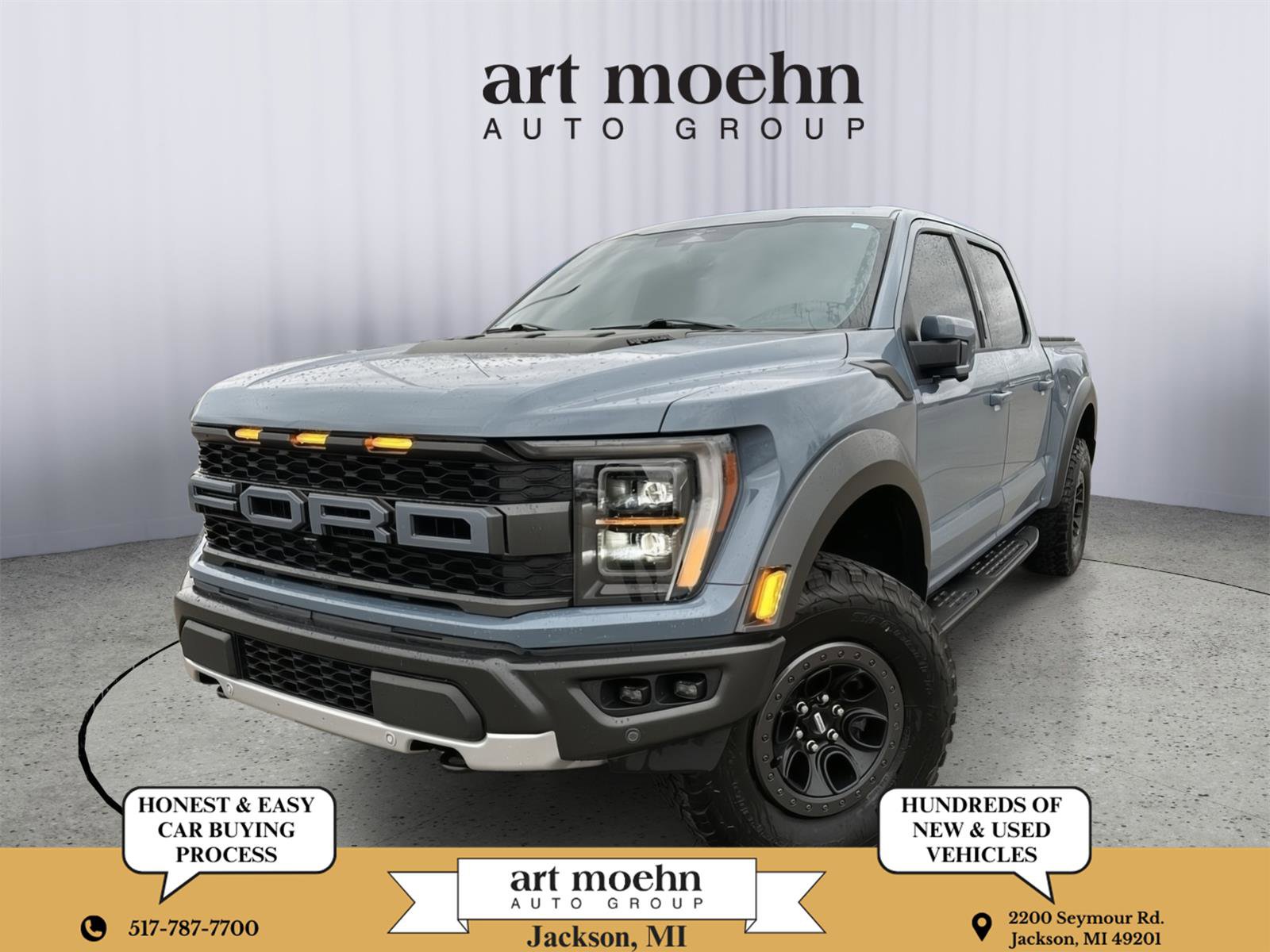 Used 2023 Ford F150 Raptor w/ Blue Interior Package AWD/4WD image 1