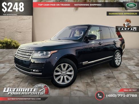 Used 2015 Land Rover Range Rover HSE AWD/4WD image 2