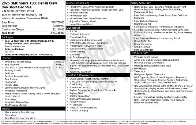 Used 2025 GMC Sierra 1500 Denali AWD/4WD image 24