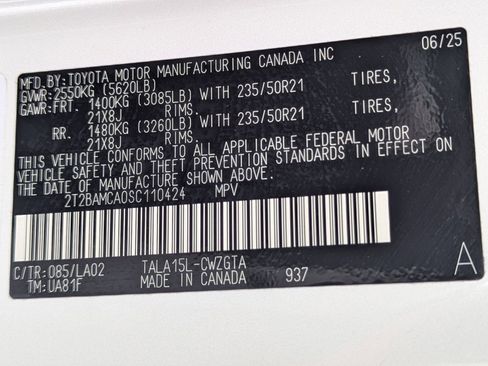 Certified 2025 Lexus RX 350 w/ Luxury Package image 20