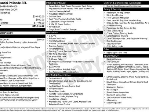 Used 2025 Hyundai Palisade SEL FWD image 39