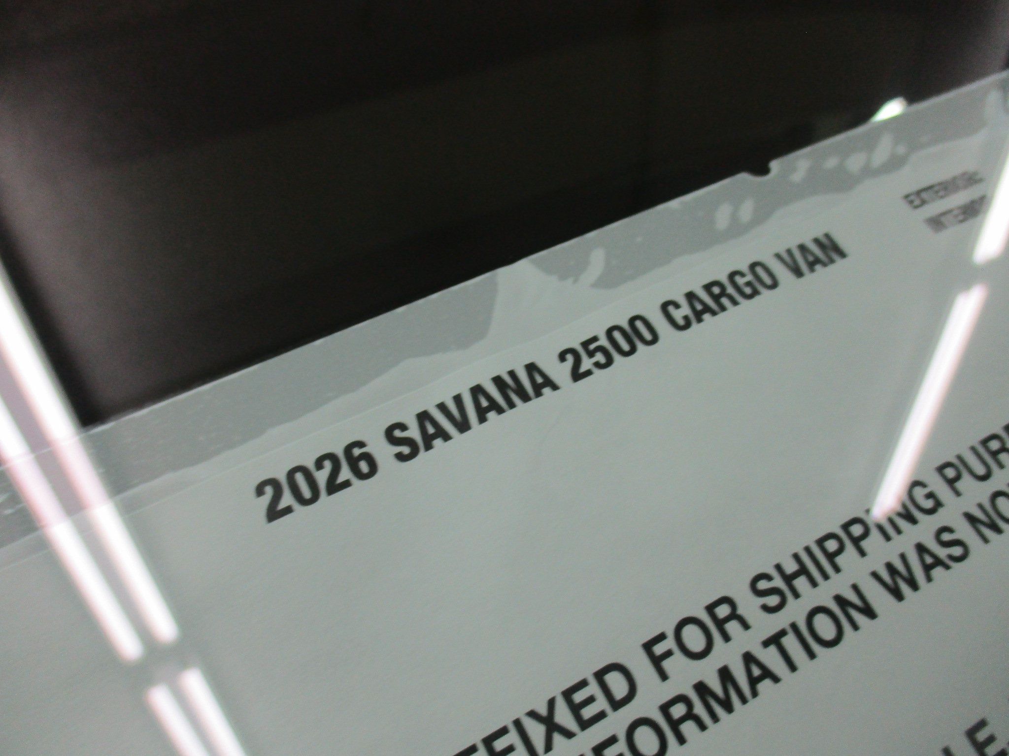 New 2026 GMC Savana 2500 w/ Driver Convenience Package RWD image 5